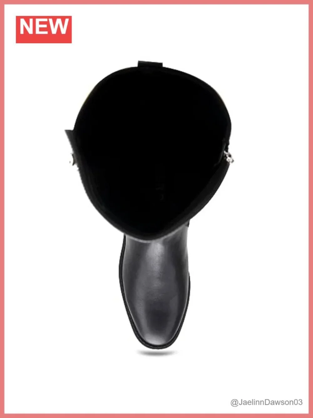 Knee-High Faux Leather Boots with Removable Footbed